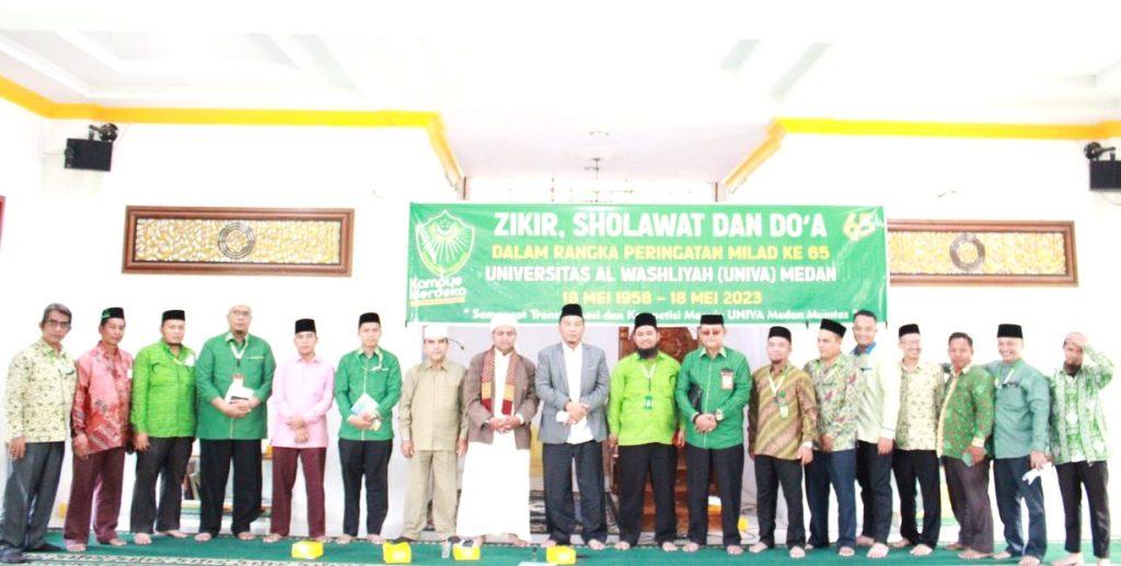 Acara Zikir, Sholawat, dan Doa Dalam rangkang memperingati HUT UNIVA Medan